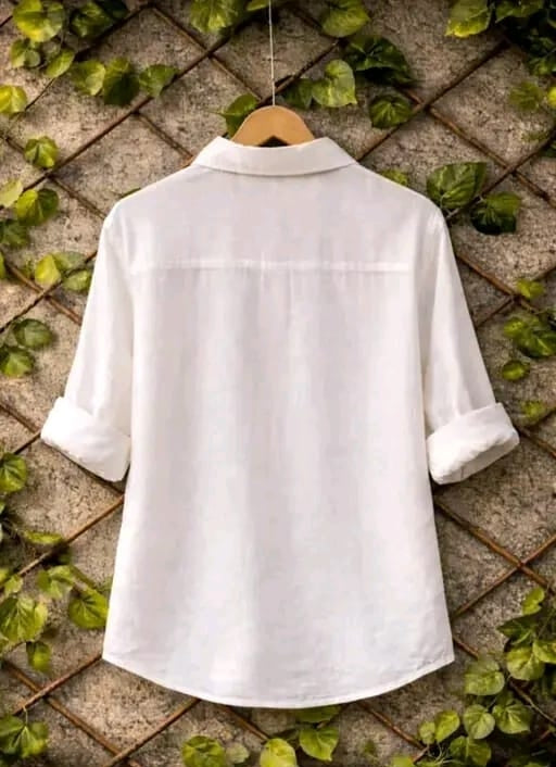 Talha Fashion Women's Floral Embroidered Full Sleeve Shirt – Premium Cotton Casual & Elegant Top